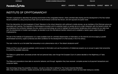 Thumbnail of Institute of Cryptoanarchy
