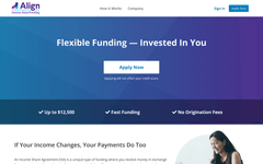 Thumbnail of Align Income Share Funding | Better Than a Personal Loan