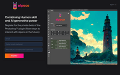 Thumbnail of Alpaca - Humans 🤝 AI Models for Image generation