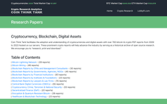 Thumbnail of Coin Think Tank, Lobby Fi, Digital Assets, Crypto Currency, Blockchain Research Papers, White Papers - LobbyFi Lobby Fi CoinThinkTank - Bitcoin Cardano ADA Eth Ethereum xrp USDC tether litecoin