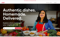 Thumbnail of Shef | Homemade food, delivered to your door.Shef logoShef logo