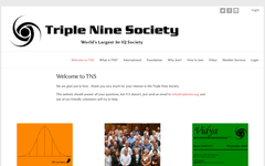 Thumbnail of 
	The Triple Nine Society > Welcome to TNS
