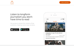 Thumbnail of Audm - Listen to feature stories from The Atlantic, WIRED, and more.