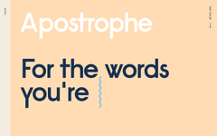 Thumbnail of Apostrophe Copywriters | For the words you're missing