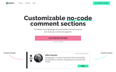 Thumbnail of Commenze: Build bespoke websites without code
