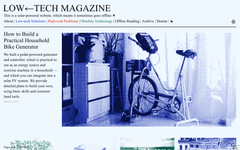 Thumbnail of Low-tech Magazine