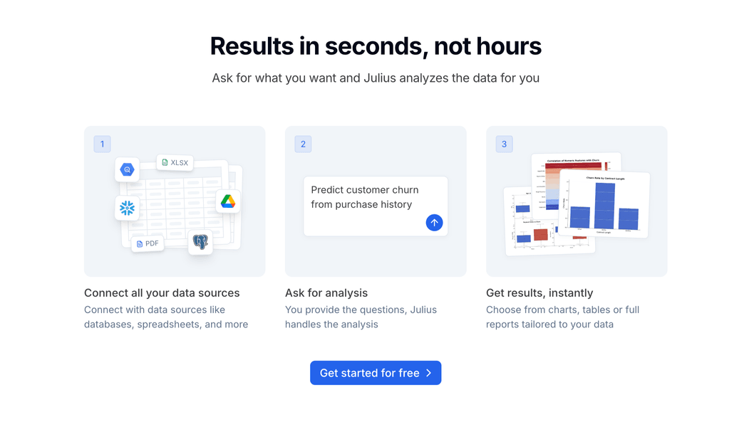 Thumbnail of Julius AI | Your AI Data Analyst