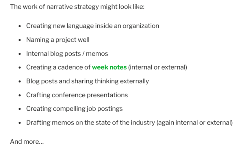 Thumbnail of Narrative Strategy