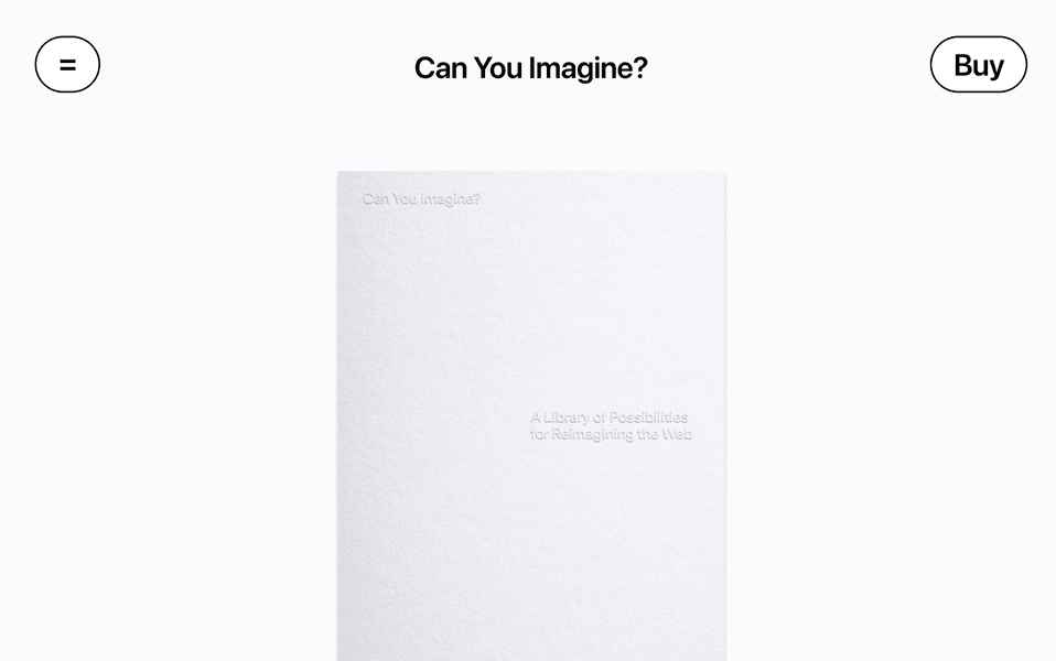 Thumbnail of Can You Imagine?