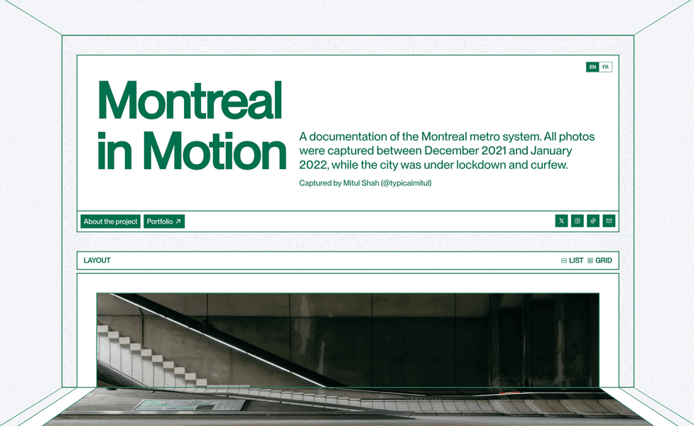Thumbnail of Montreal in Motion by Mitul Shah
