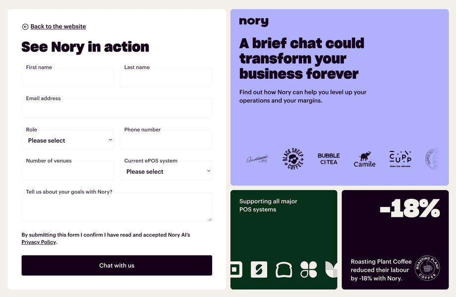 Thumbnail of Book a chat — Nory