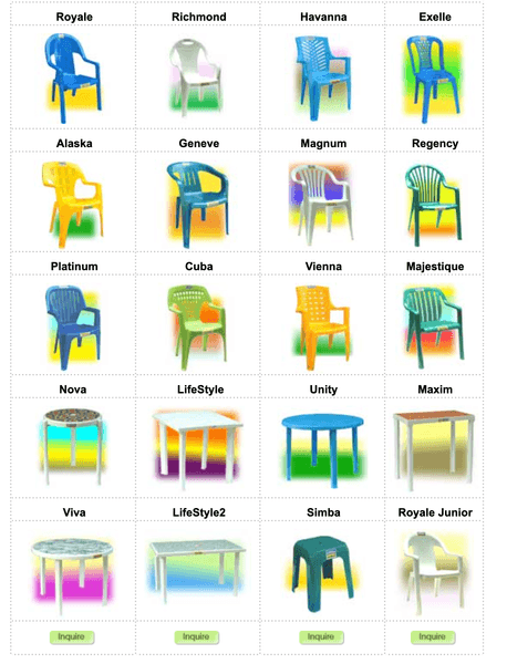 Thumbnail of BlackHorse Plastics -Nigeria's Leader in Plastic Manufaturing; Chairs & Tables