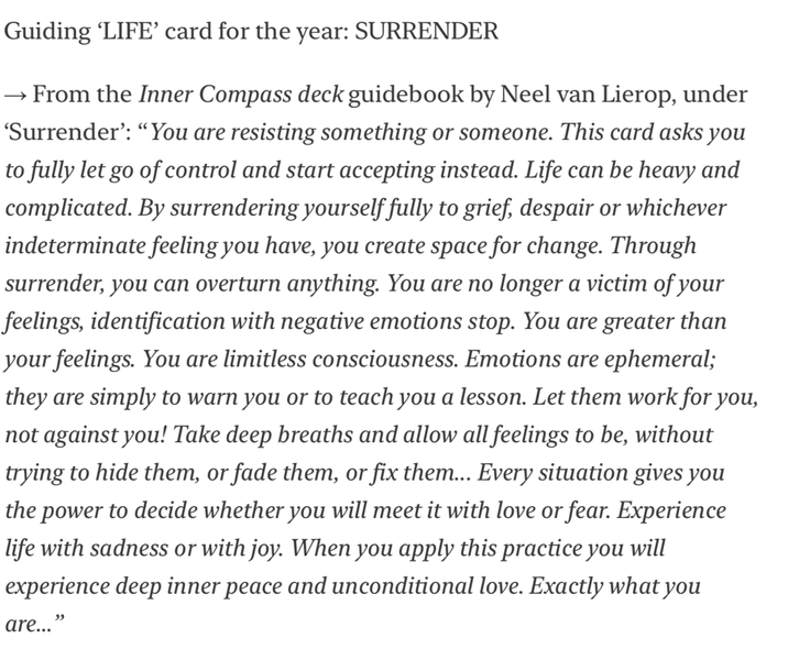 Thumbnail of ✨I did an oracle card reading for us, for the year ahead.