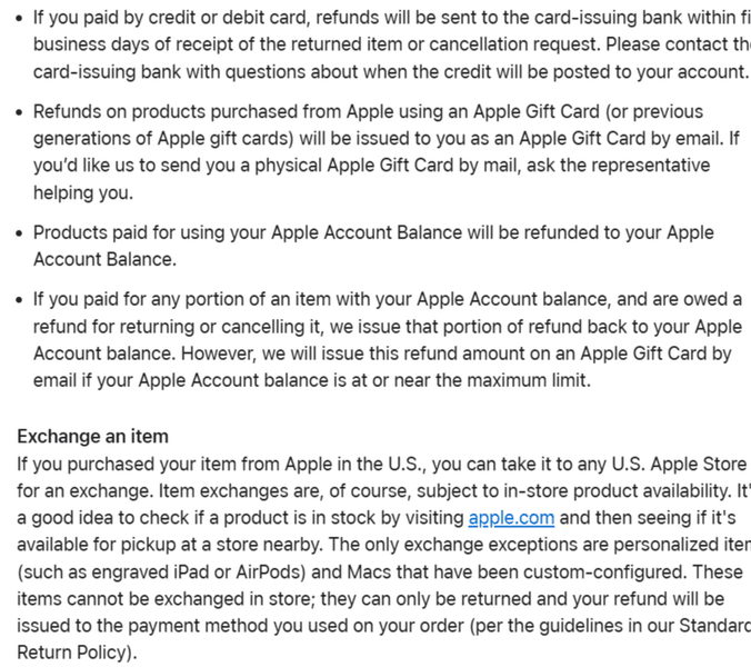 Thumbnail of Returns & Refunds - Shopping Help