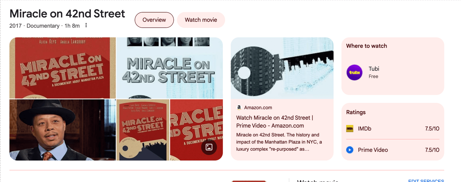 Thumbnail of Google Search