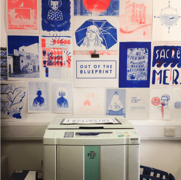 Thumbnail of riso printing typewriter risography - Google Search