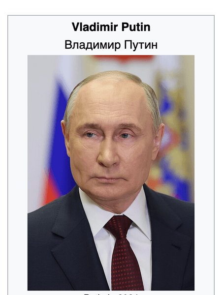 Thumbnail of Vladimir Putin