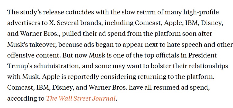 Thumbnail of Hate speech dramatically increased on X under Elon Musk's watch, researchers say