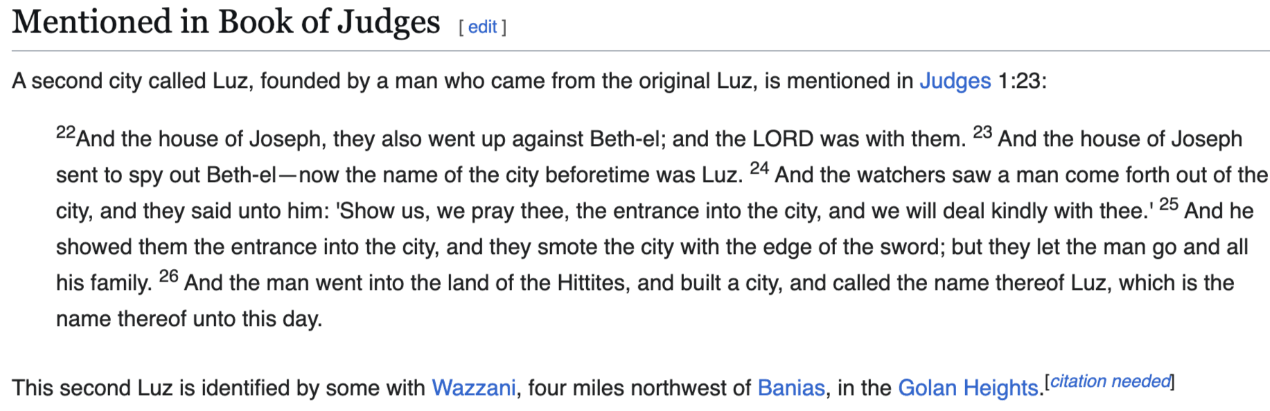 Thumbnail of Luz (biblical place)