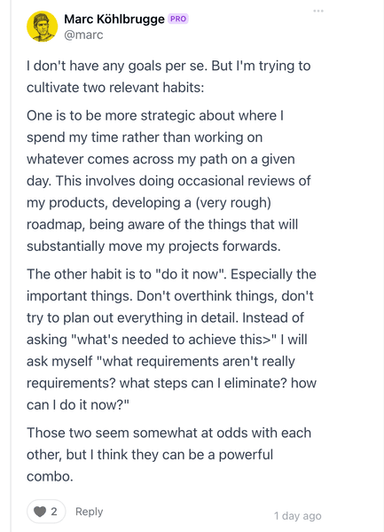 Thumbnail of What are your business goals for 2025? / WIP