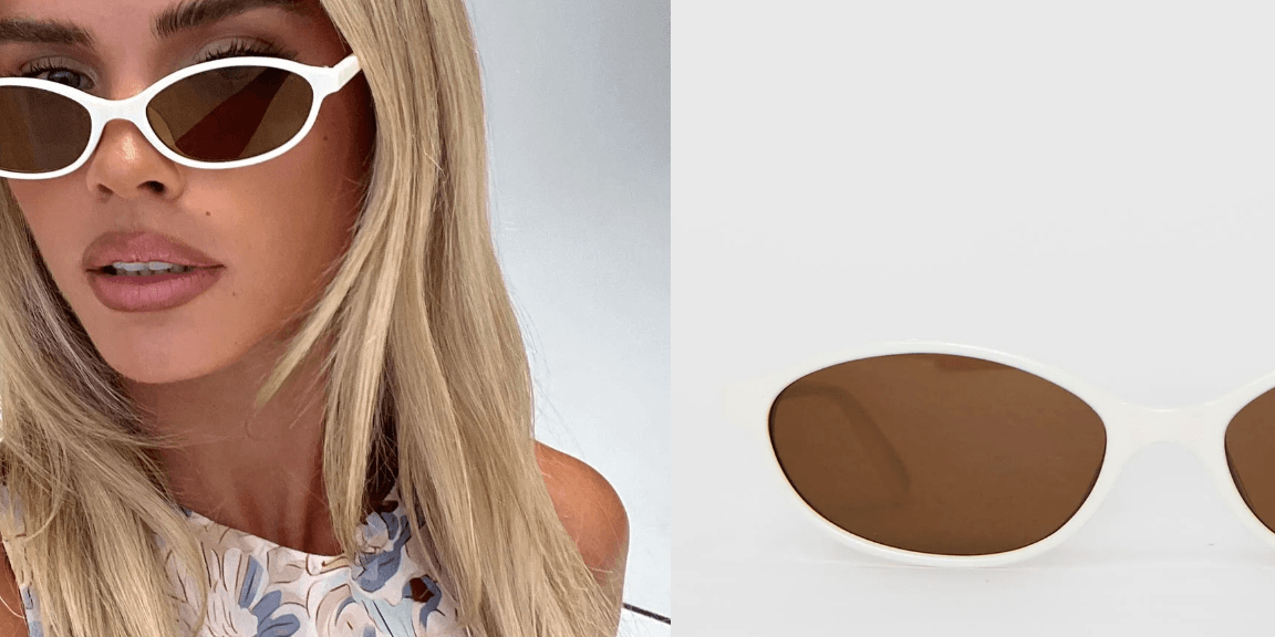 Thumbnail of Wonderful World Sunglasses Ecru