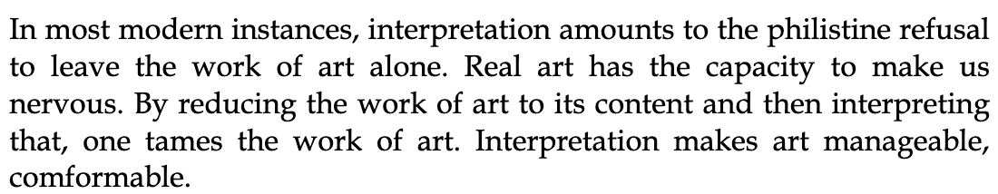 Thumbnail of Against Interpretation