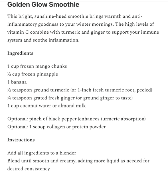 Thumbnail of Recipes: Winter Superfood Smoothies
