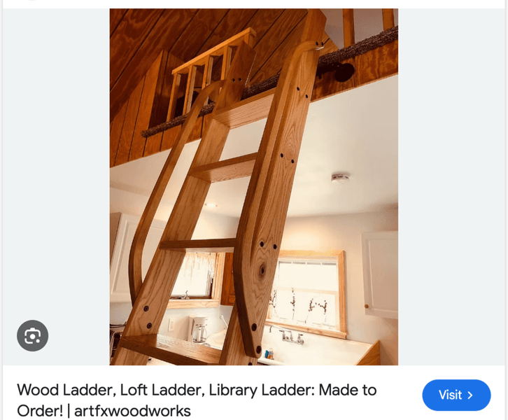 Thumbnail of handbuilt ladder - Google Search