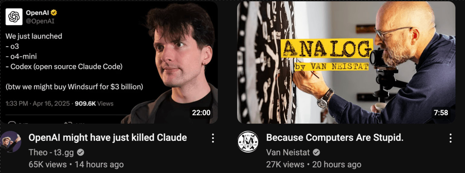 Thumbnail of YouTube