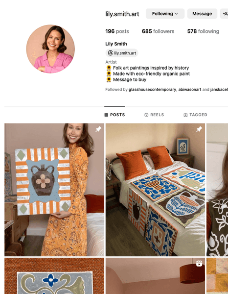 Thumbnail of Lily Smith @lily.smith.art