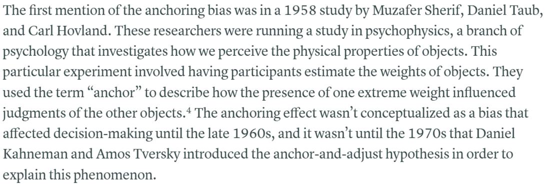 Thumbnail of Anchoring Bias - The Decision Lab