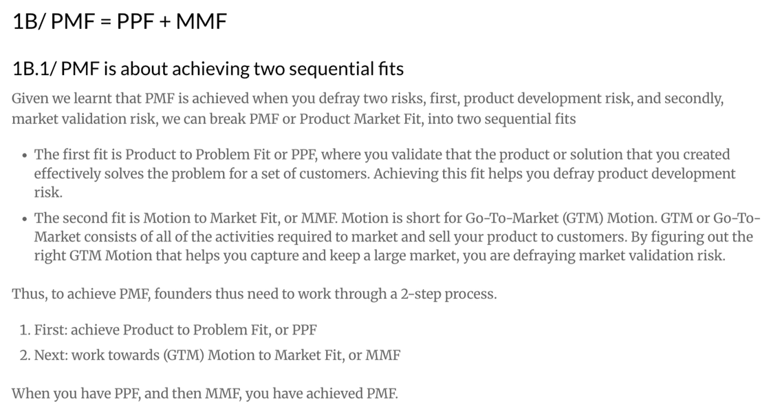 Thumbnail of PMF Playbook: Chapter I – Understanding PMF – Sajith Pai