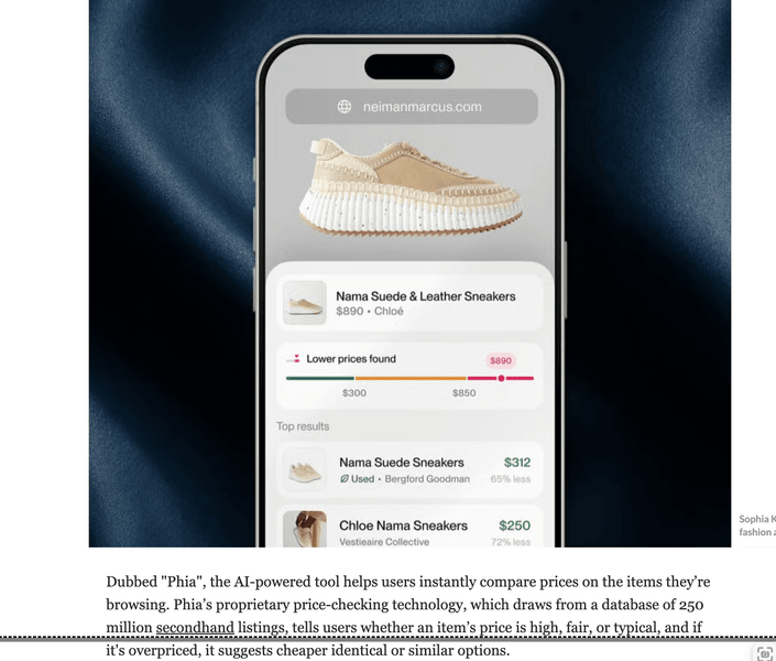 Thumbnail of Sophia Kianni, Phoebe Gates launch fashion app Phia