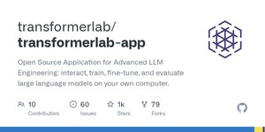 Thumbnail of GitHub - transformerlab/transformerlab-app: Open Source Application for Advanced LLM Engineering: interact, train, fine-tune, and evaluate large language models on your own computer.