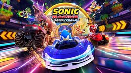 Thumbnail of 『ソニックレーシング クロスワールド』予約・店舗特典まとめ。墨絵イラストがクールな掛け軸風タペストリーや2BRO.とのコラボTシャツなど豪華特典が満載！