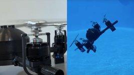 Thumbnail of Ongekend veelzijdig: studenten bouwen 3D-geprinte drone die vliegt, onder water duikt en weer omhoog schiet - TW.nl