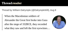 Thumbnail of Thread by @DalrympleWill on Thread Reader App