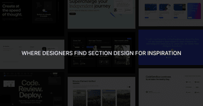 Thumbnail of Curated Website Section Designs | Home