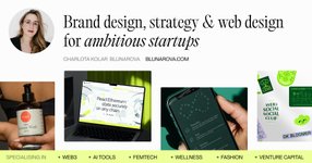 Thumbnail of Charlota K. Blunarova. Branding, strategy & web design