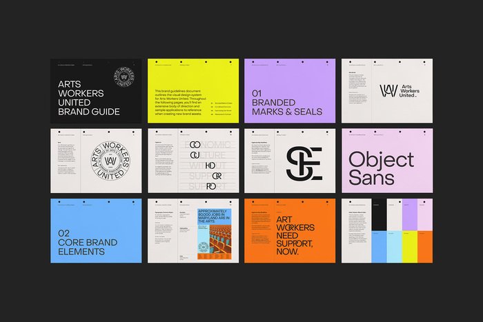 Thumbnail of Arts Workers United - Fonts In Use