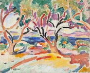 Thumbnail of Olive Trees, 1907