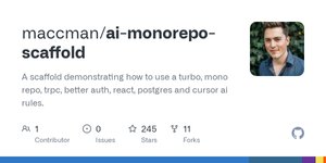 Thumbnail of ai-monorepo-scaffold/.cursor/rules/code-conventions.mdc at main · maccman/ai-monorepo-scaffold