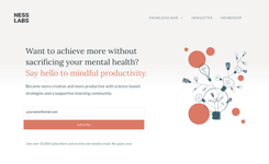 Thumbnail of Ness Labs - The Learning Community for Knowledge Workers