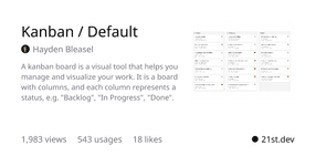 Thumbnail of 21st.dev - Discover, share, and craft UI components