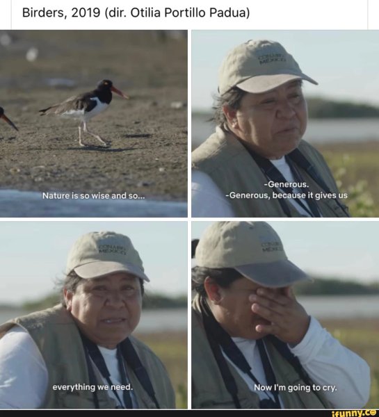 Thumbnail of Birders, 2019 dir. Otilia Portillo Padua -Generous. Nature is so ...