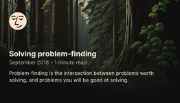 Thumbnail of Solving problem-finding