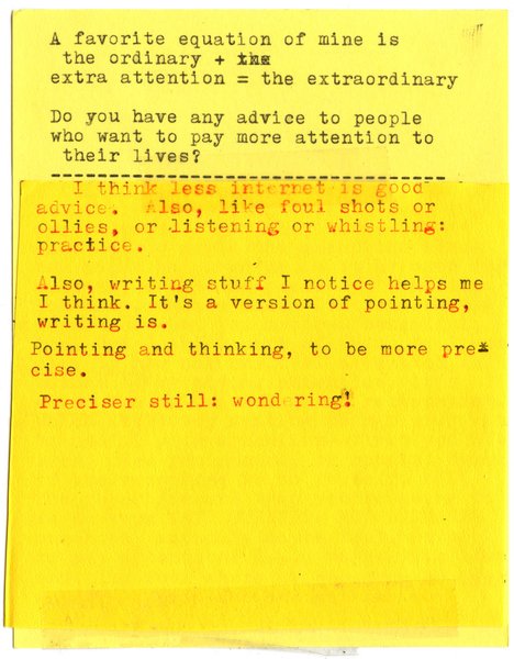 Thumbnail of Typewriter Interview With Ross Gay