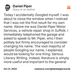 Thumbnail of Daniel Piper on Substack