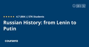 Thumbnail of Russian History: from Lenin to Putin