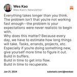 Thumbnail of Wes Kao on Substack
